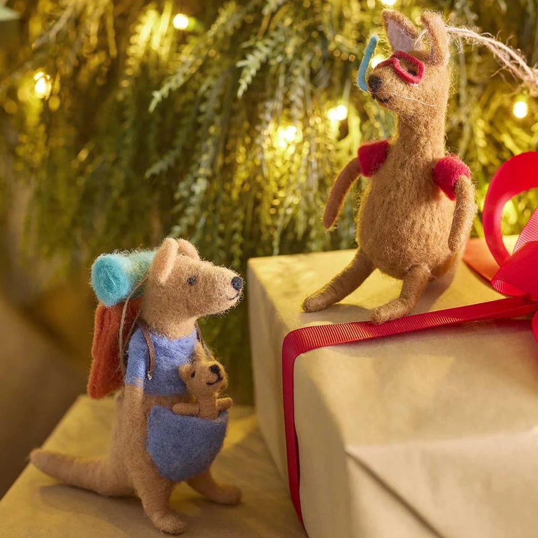 Buy Velvet and Vixen - Scuba Kangaroo Hanging Tree Decoration by Velvet + Vixen - at Hamish + Grace