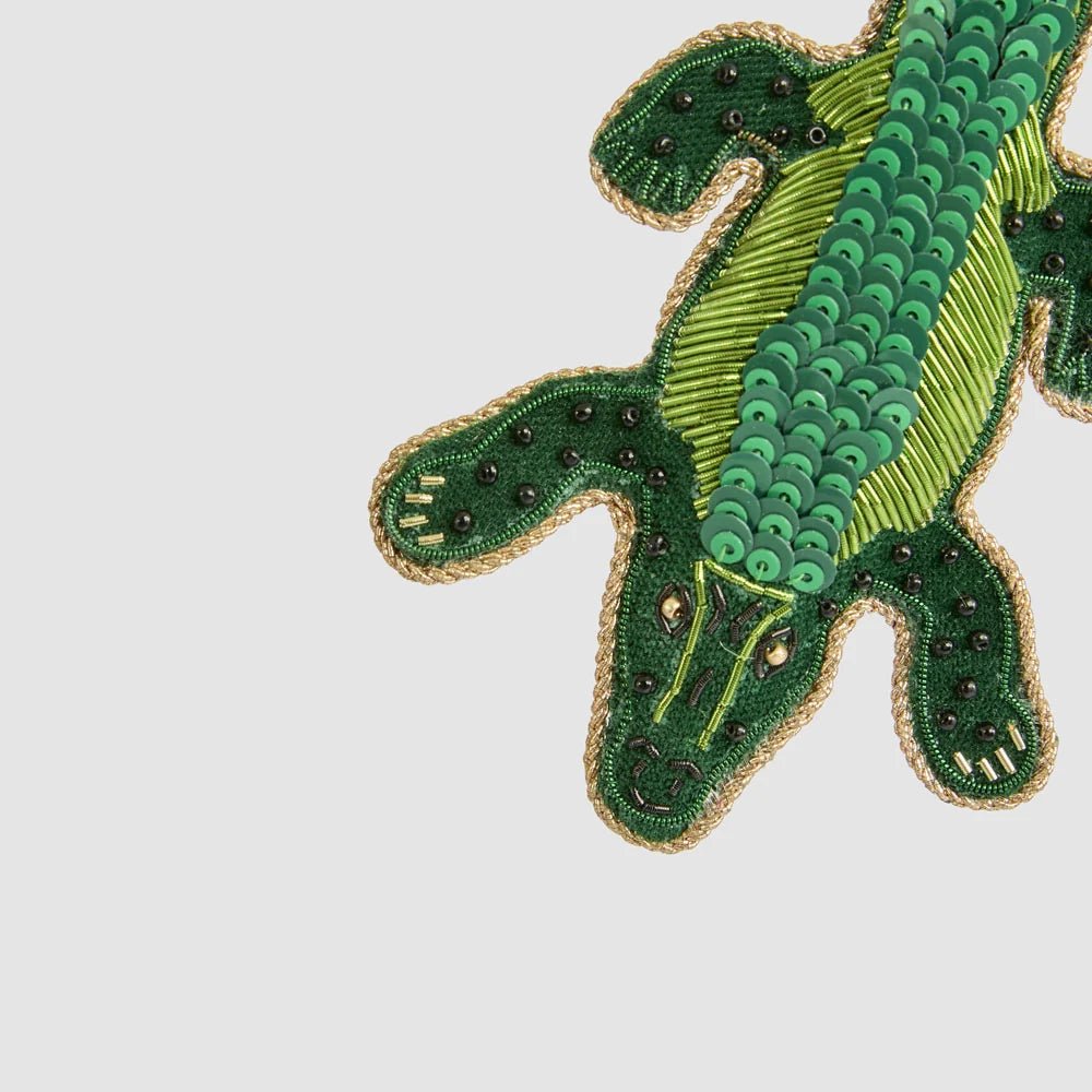 Buy Velvet and Vixen - Torres Crocodile Hanging Decoration by Velvet + Vixen - at Hamish + Grace