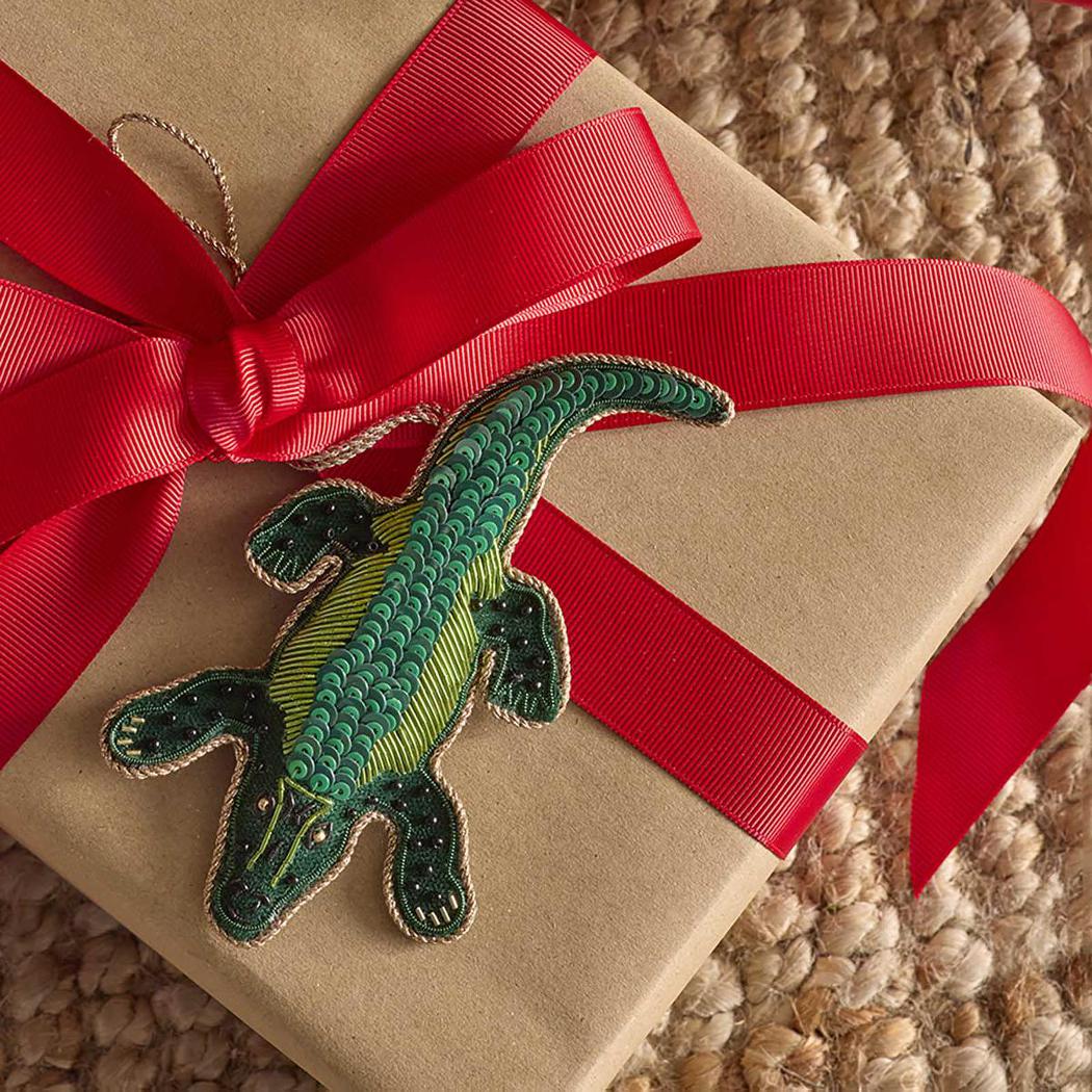 Buy Velvet and Vixen - Torres Crocodile Hanging Decoration by Velvet + Vixen - at Hamish + Grace