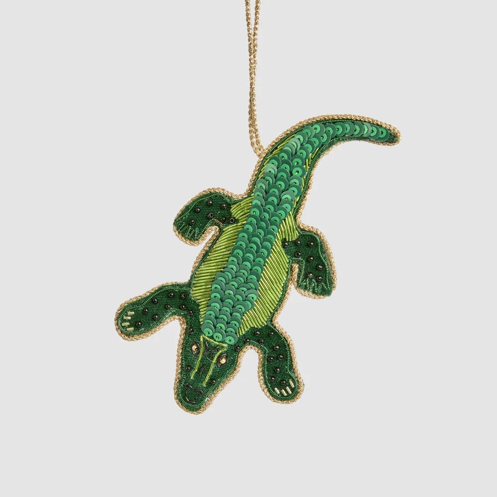 Buy Velvet and Vixen - Torres Crocodile Hanging Decoration by Velvet + Vixen - at Hamish + Grace