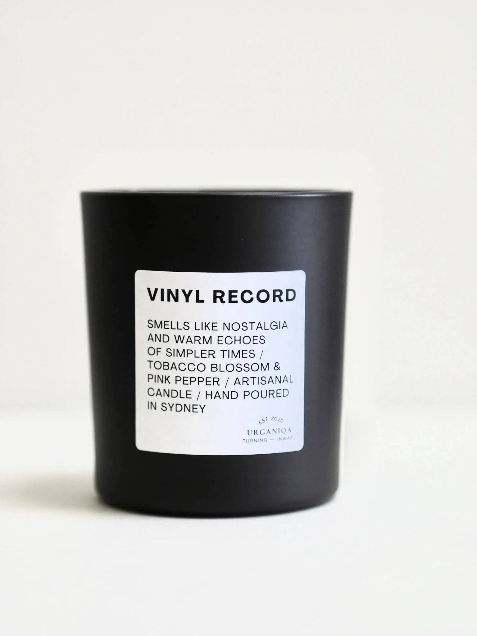 Buy Vinyl Record Scented Candle | Unfiltered Collection by Urganiqa - at Hamish + Grace