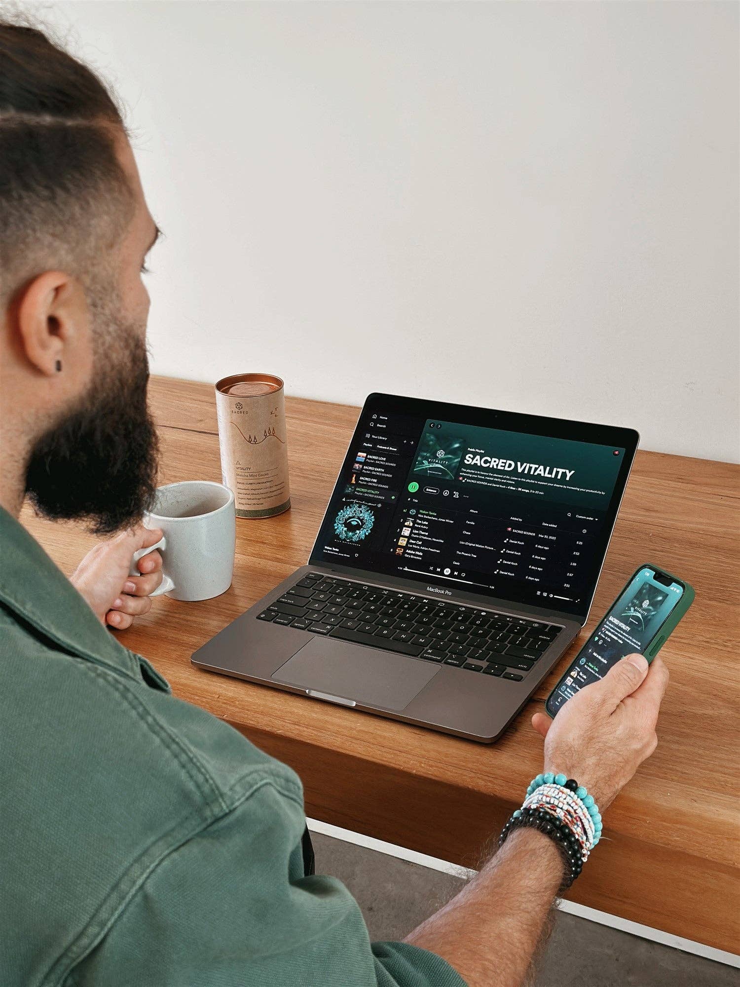 Buy Vitality - Matcha Mint Cacao: 250g | 25 serves by Sacred Taste - at Hamish + Grace