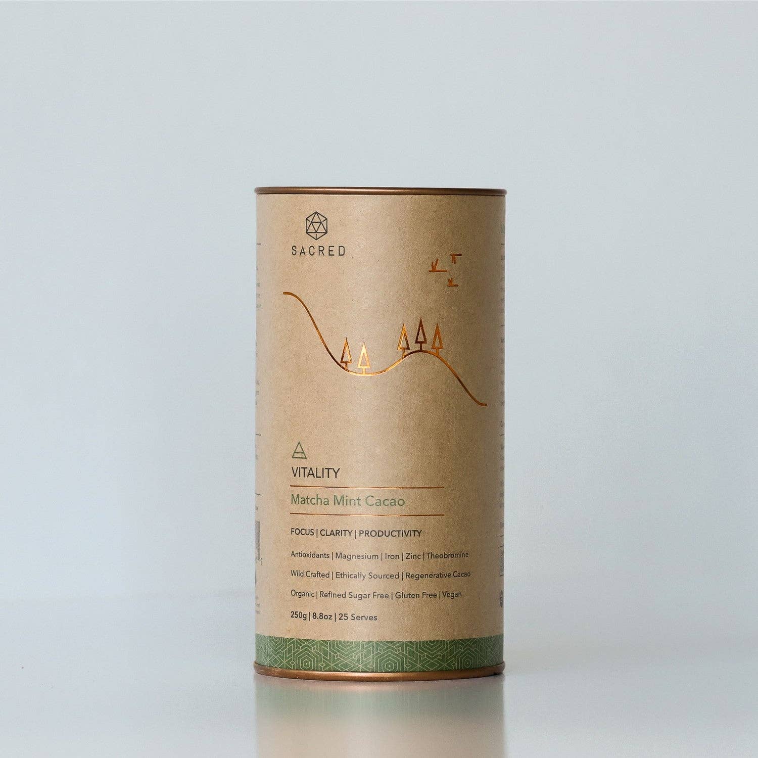 Buy Vitality - Matcha Mint Cacao: 250g | 25 serves by Sacred Taste - at Hamish + Grace