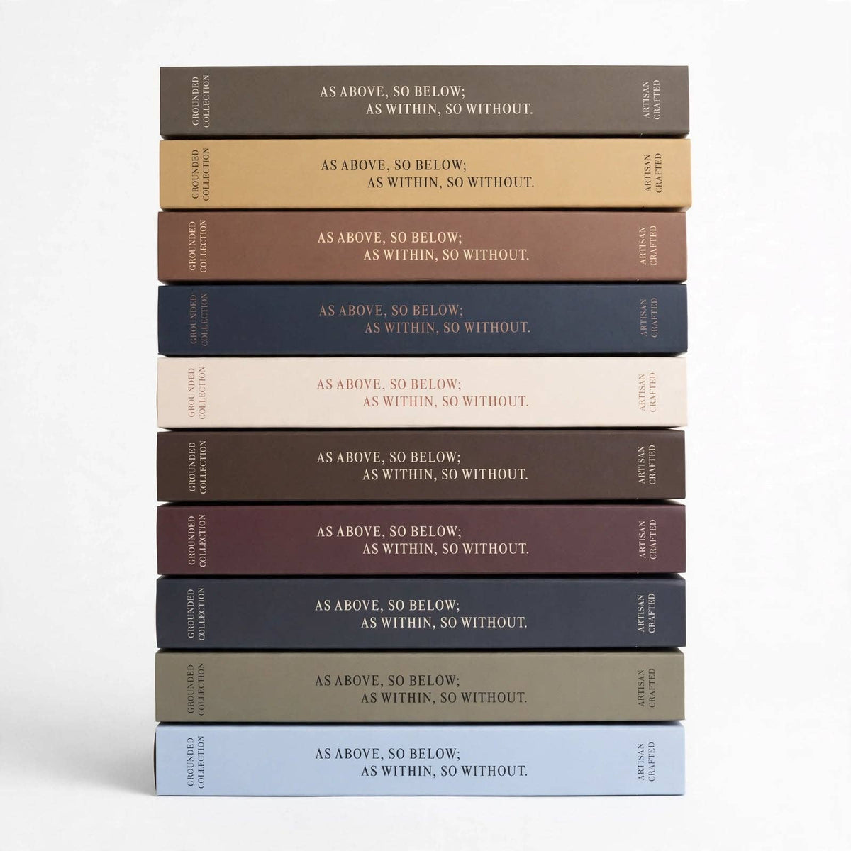 Buy Where the Algorithm Can't Find Me Incense | Grounded Collection: Coloured box by Urganiqa - at Hamish + Grace
