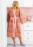 Buy Women's Cotton Kimono Robe - Hanako by Home Dweller - at Hamish & Grace