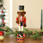 Buy Wooden Teddy Nutcracker - with Trumpet 38cm by Xmas & Co - at Hamish & Grace