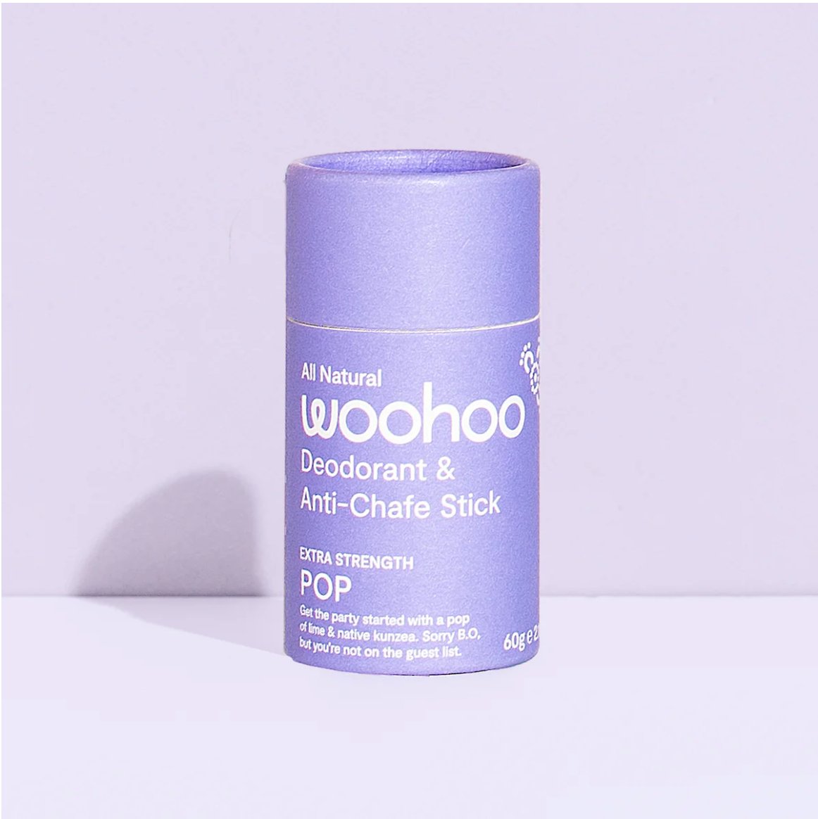 Buy Woohoo - Pop Natural Deodorant and Anti - Chafe Stick by Woohoo - at Hamish & Grace