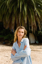 Buy Worthier The Label - Washed Cambray Linen Shirt by Worthier - at Hamish + Grace