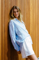 Buy Worthier The Label - Washed Cambray Linen Shirt by Worthier - at Hamish + Grace