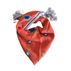 Buy Zoda | Pure Silk Orange Floral Scarf by Zoda - at Hamish + Grace