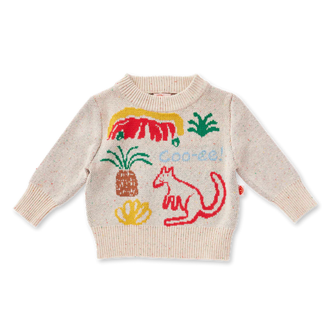 Halcyon Nights - Creamy Coo-ee! Cotton Knit Jumper