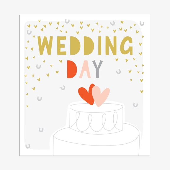 Wedding day Cake Card